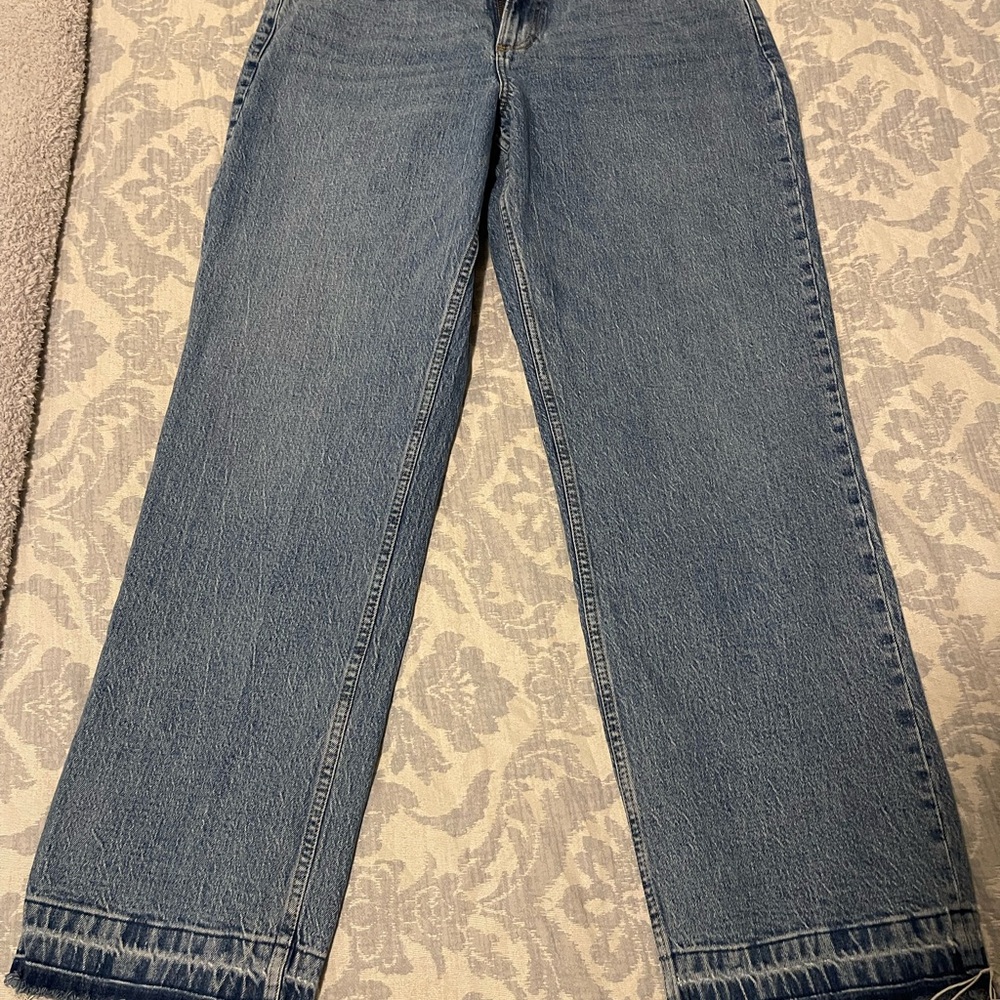 Abercrombie & Fitch Light Blue Straight Leg Jeans